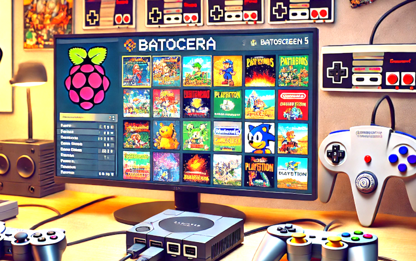 Raspberry Pi 5 1TB SD Card Powered by v41 Batocera. Argon ONE V3 Case Bundle with Power Button and Fan available!