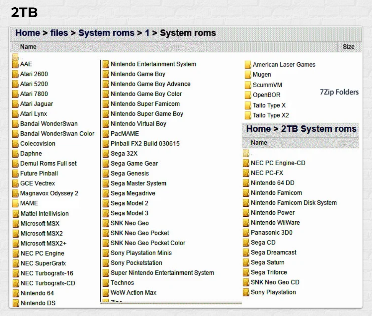 Supreme Emulation Library Hard Drive Up to 48TB with bonus 8TB!!