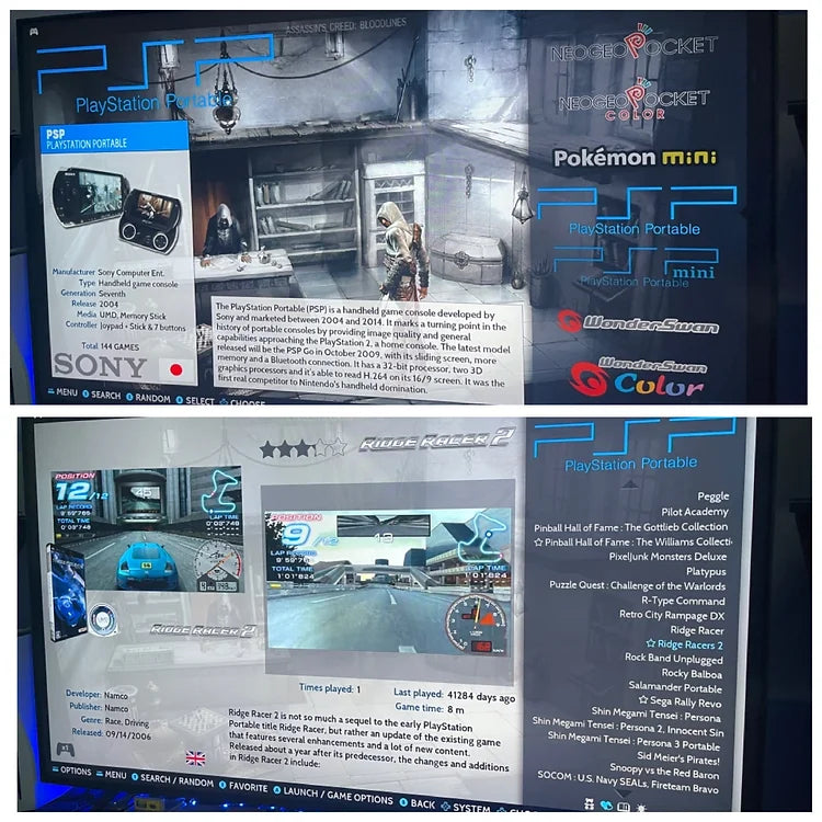 Ultimate PC/Asus Ally/Steam Deck OLED PSP/Minis 512GB Edition Powered by Batocera, up to 989+ Games with LIFE TIME Update!