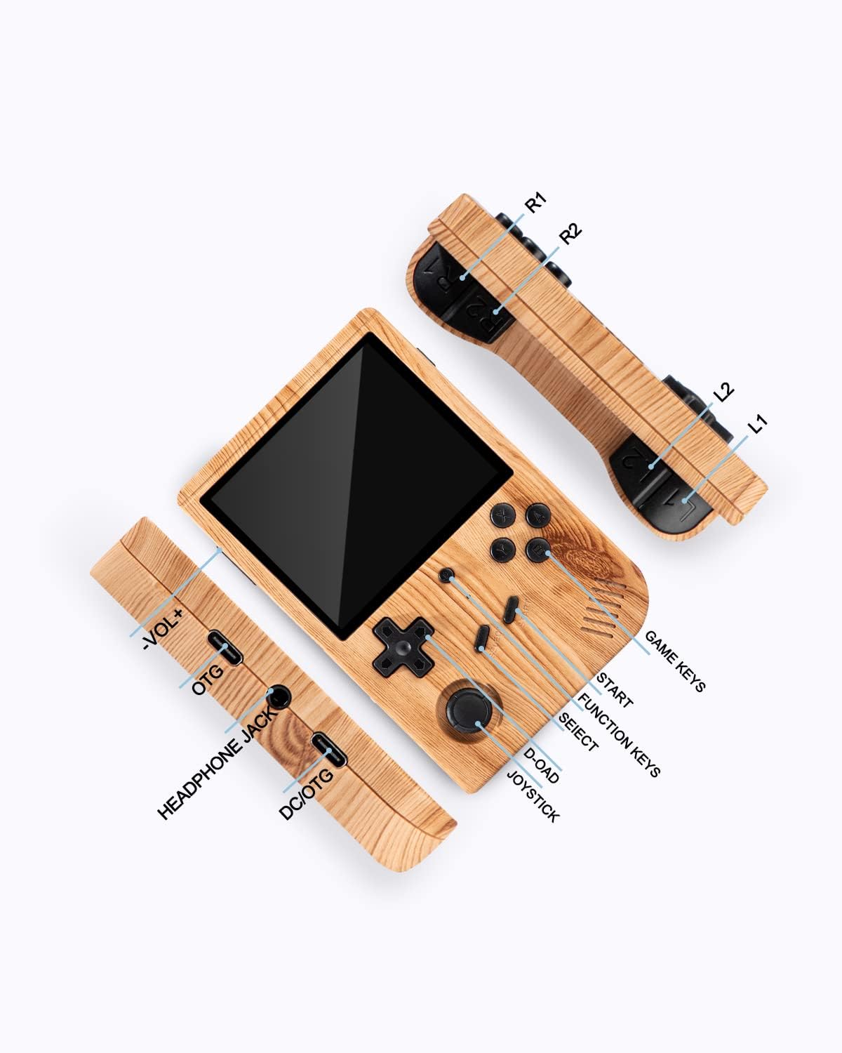 Anbernic RG351V Handheld Game Console (3.5" Screen) with 512GB Up to 25k Games Ready to Play