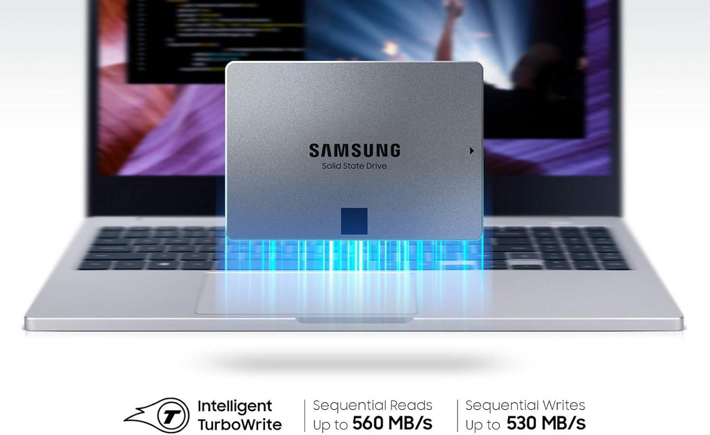 SAMSUNG 870 QVO SATA III SSD 8TB 2.5" Internal Solid State Drive, Upgrade Desktop PC or Laptop Memory and Storage for IT Pros, Creators, Everyday Users, MZ-77Q8T0B