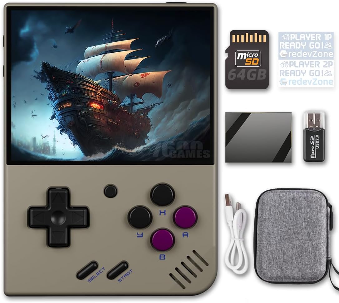 Miyoo Mini Plus(+) Handheld Game Console (3.5" Screen) with 1TB Up to 25k Games Ready to Play