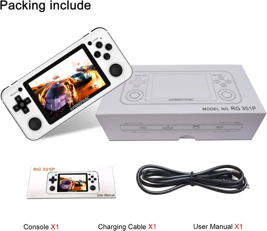 Anbernic RG351P Handheld Game Console (3.5" Screen) with 256GB Ready to Play