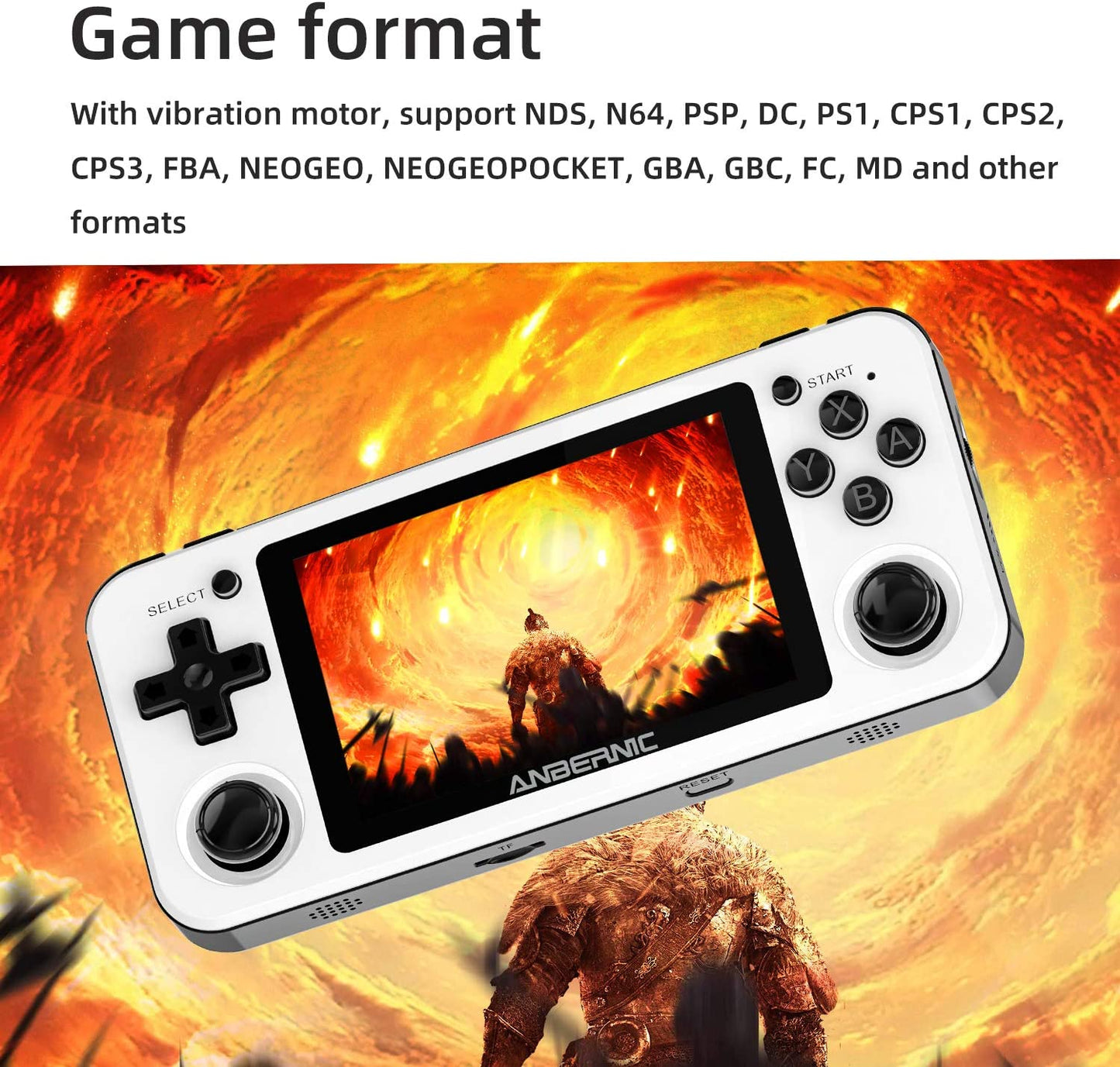 Anbernic RG351P Handheld Game Console (3.5" Screen) with 256GB Ready to Play
