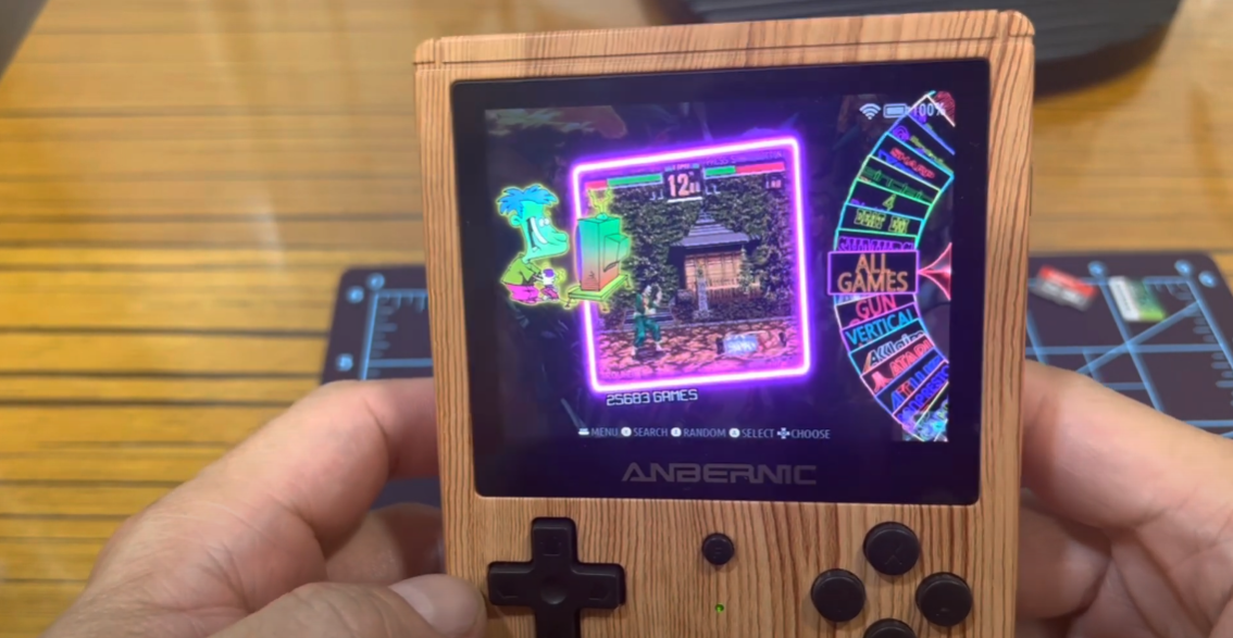 Anbernic RG351V Handheld Game Console (3.5" Screen) with 512GB Up to 25k Games Ready to Play