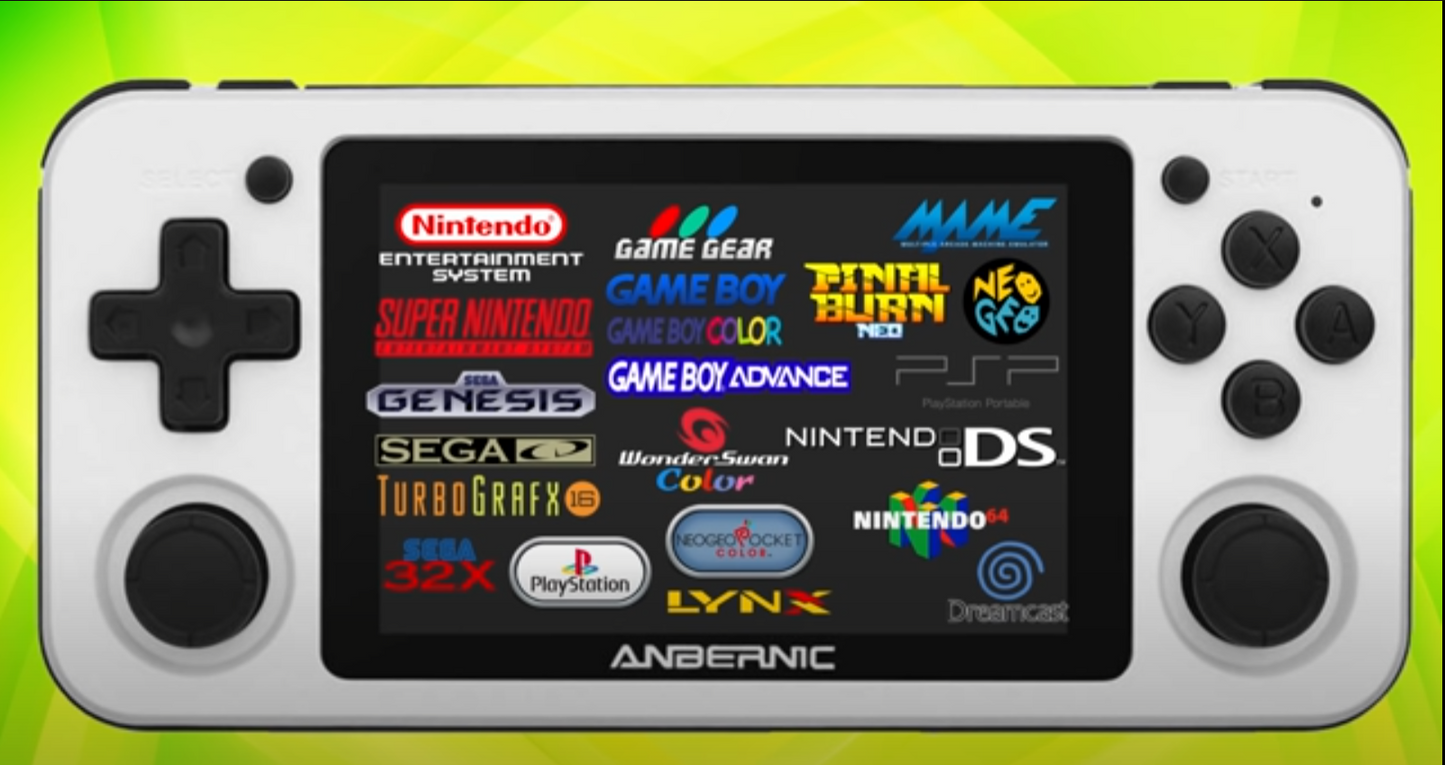 Anbernic RG351P Handheld Game Console (3.5" Screen) with 256GB Ready to Play