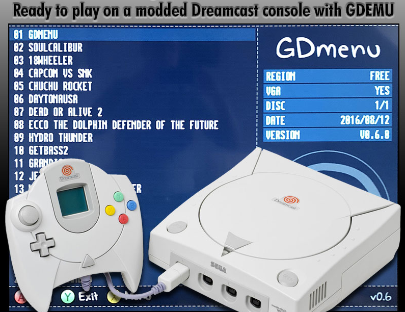 SEGA Dreamcast GDEMU
