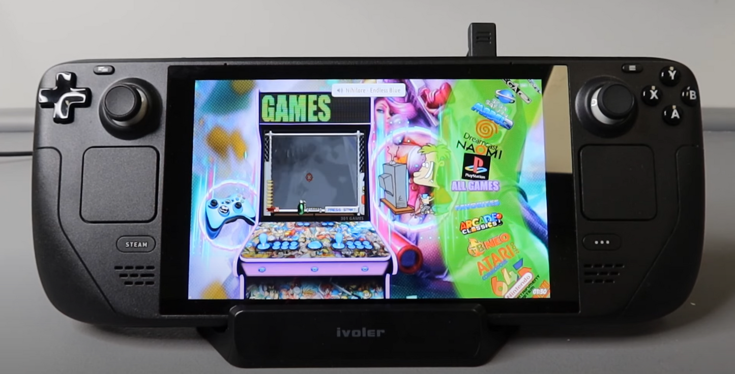 ALL NEW 2025 Ultimate Steam Deck 256GB Sinden Light Gun Edition Powered by Batocera! Plug and Play!