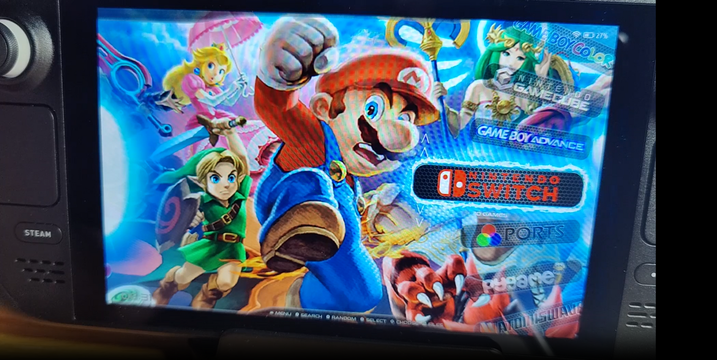 Ultimate Steam Deck Switch 256GB Edition Powered by Batocera , Up to 30+ games with LIFE TIME updates