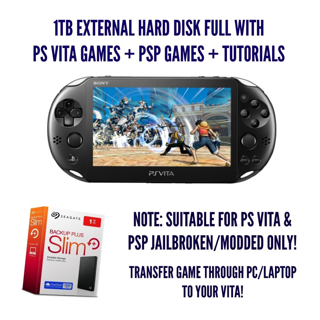 Ultimate Sony PlayStation VITA VPK 2TB Collection. Ready To install and Play 2025 Edition!