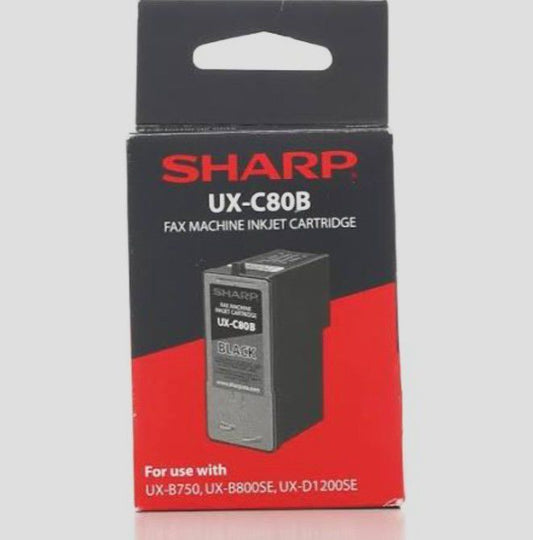 [New] Sharp UX-C80B Ink Cartridge - Black
