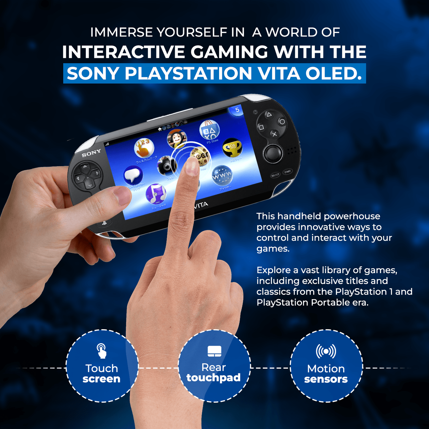 [Pre Order] Custom PlayStation Vita OLED Bundle 156GB Base up to 1TB, USB C / Pro Grip Case Upgrade Included!