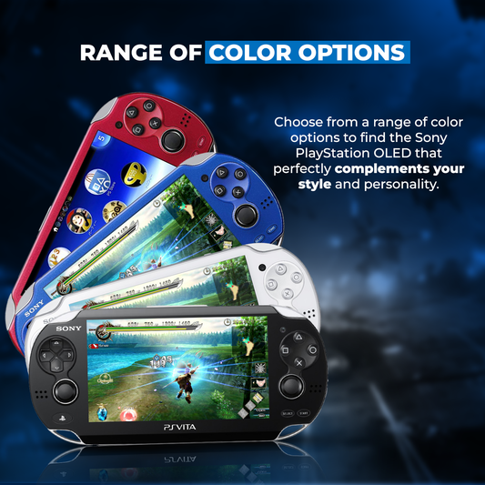 [Pre Order] Custom PlayStation Vita OLED Bundle 156GB Base up to 1TB, USB C / Pro Grip Case Upgrade Included!