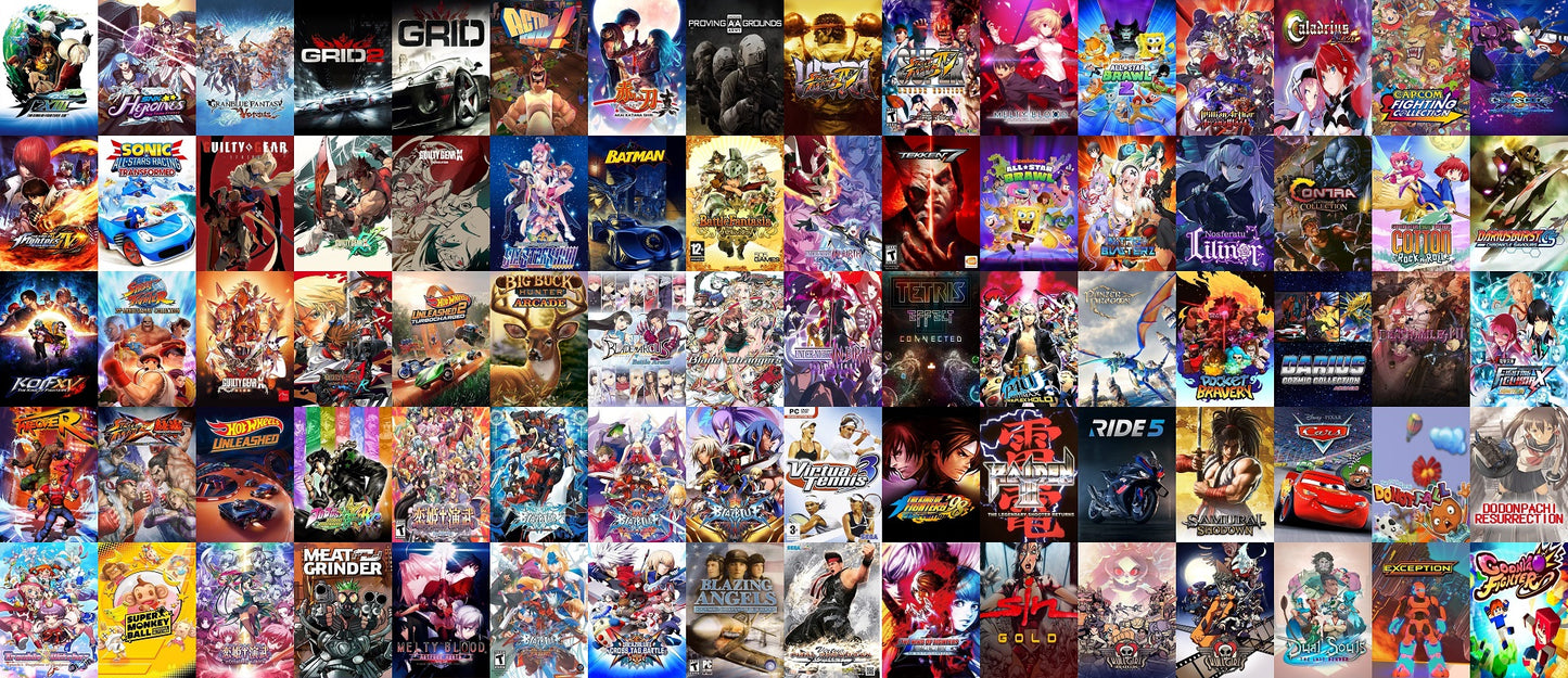 🦜BatoParrot Complete Arcade Library – Up to 5TB HDD/SSD for PC, Steam Deck & ASUS Ally (Batocera OS)