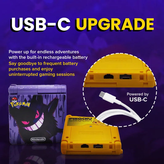 [Pre Order] Custom Nintendo Gameboy Advance SP USB C / IPS Screen Upgrade Included!