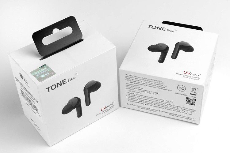 [New] LG TONE Free FN6 - UVnano Kills 99.9% of Bacteria on Speaker Mesh True Wireless Bluetooth Earbuds with Meridian Sound, Dual Microphone, iPhone and Android Compatible, Wireless, Fast Charging, Black