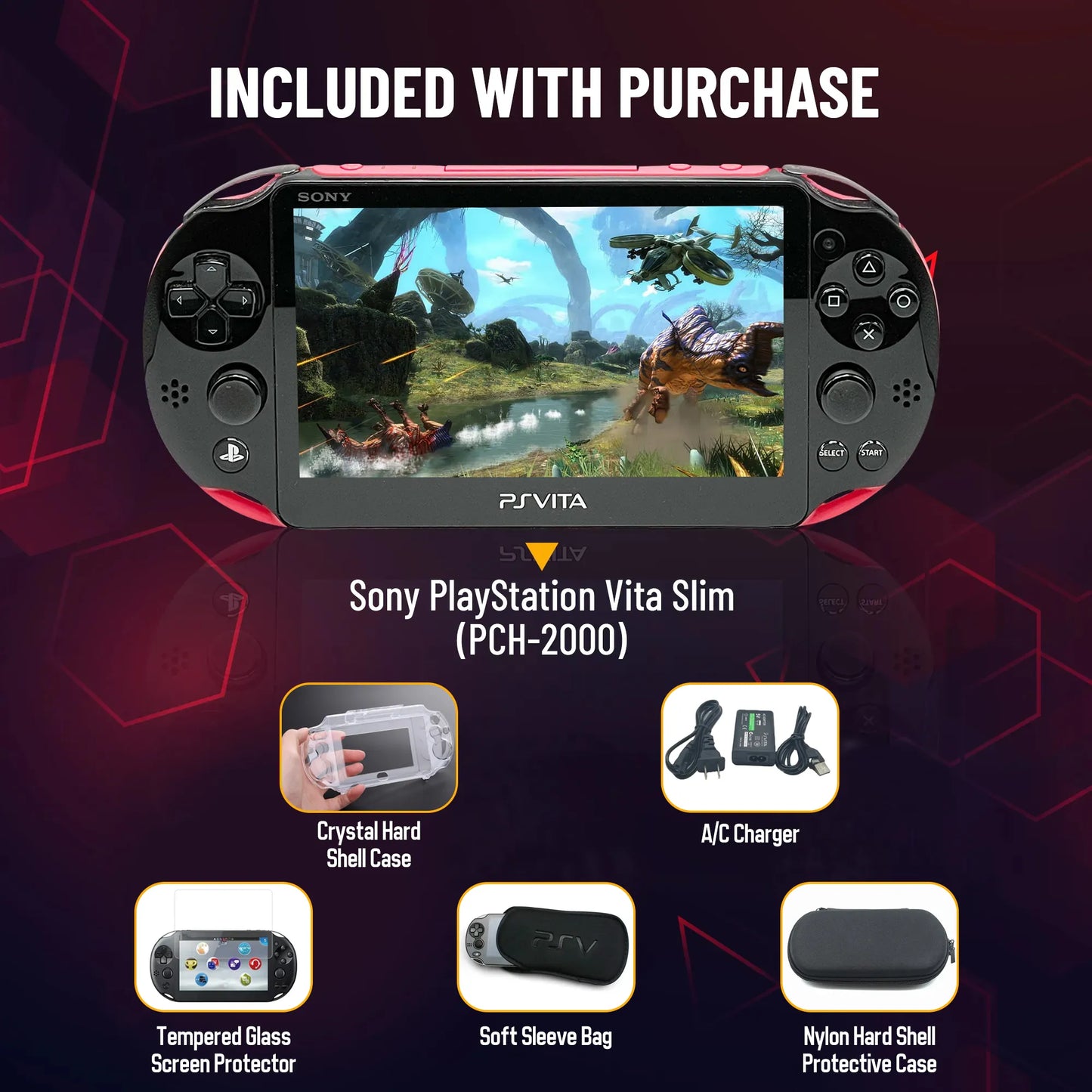 [Pre Order] Custom PlayStation Vita Slim Bundle 256GB Base up to 1TB, USB C Upgrade Included!