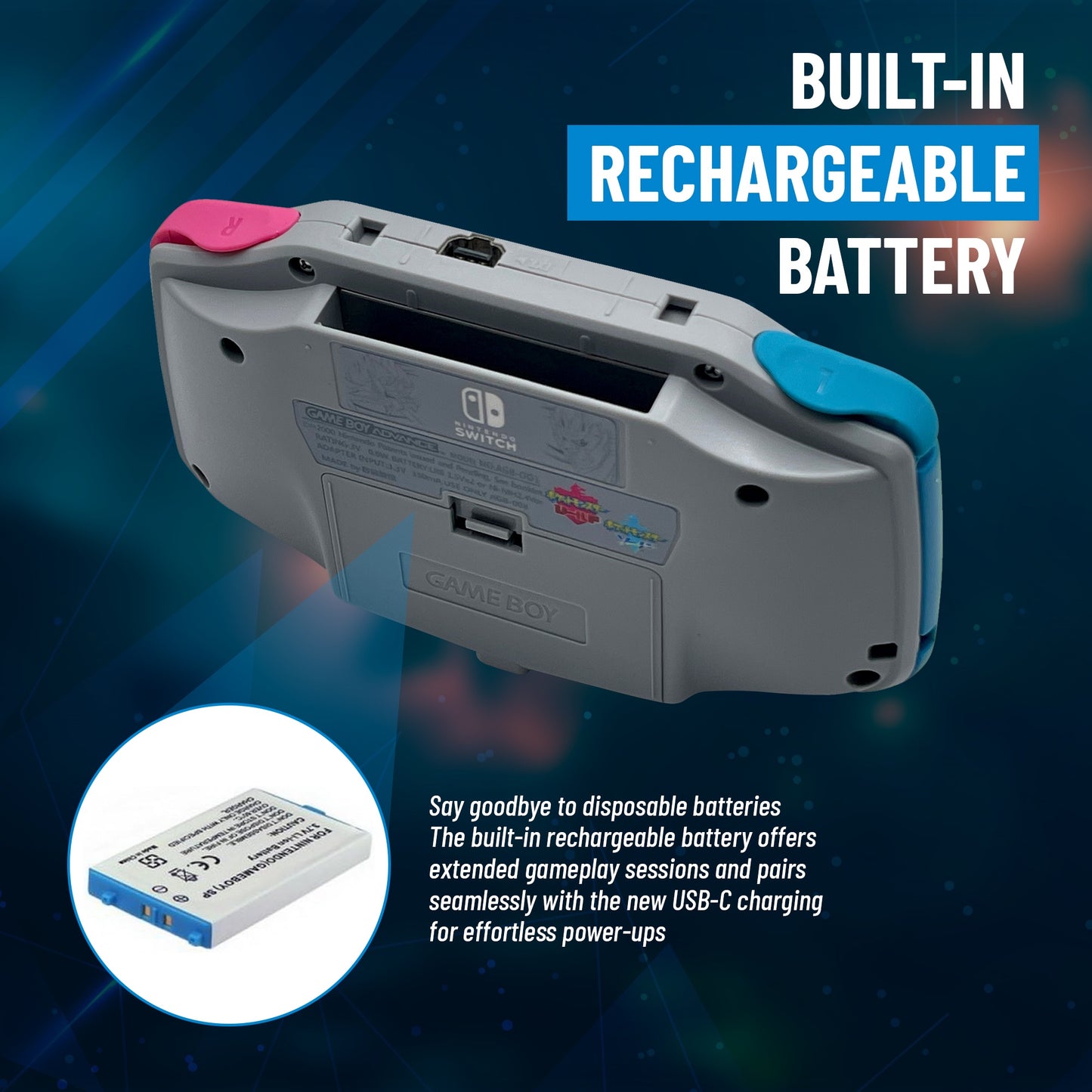 [Pre Order] Custom Nintendo Gameboy Advance USB C / IPS Screen Upgrade Included!