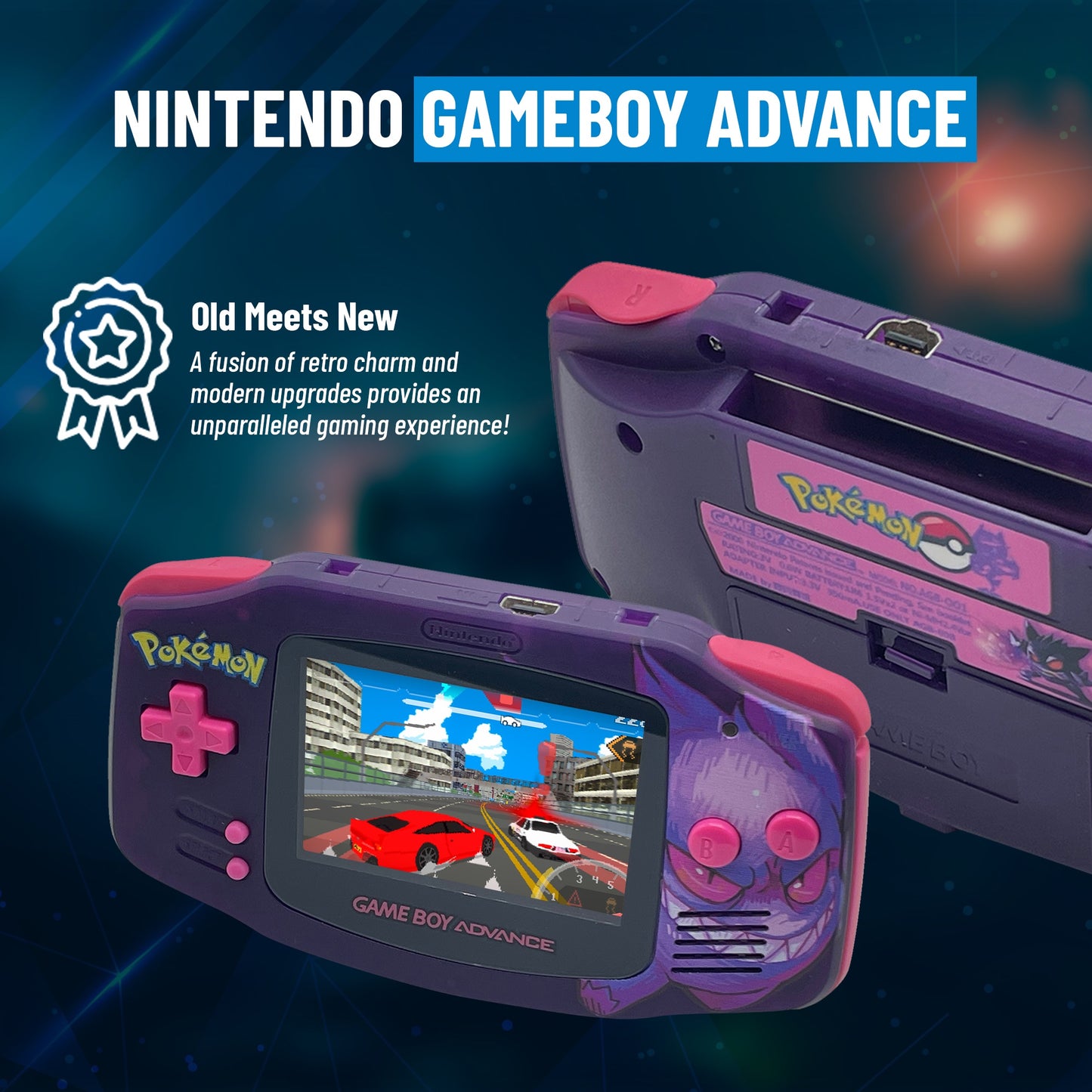 [Pre Order] Custom Nintendo Gameboy Advance USB C / IPS Screen Upgrade Included!