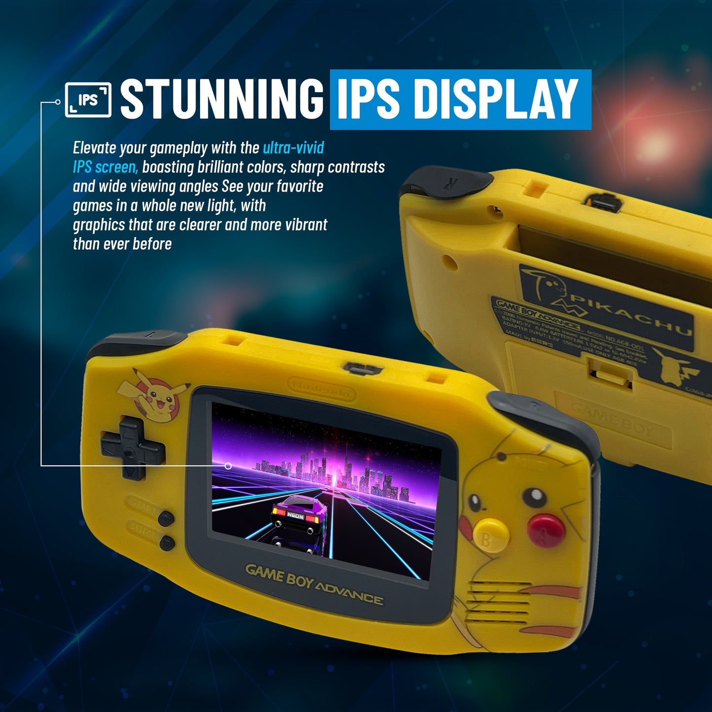 [Pre Order] Custom Nintendo Gameboy Advance USB C / IPS Screen Upgrade Included!